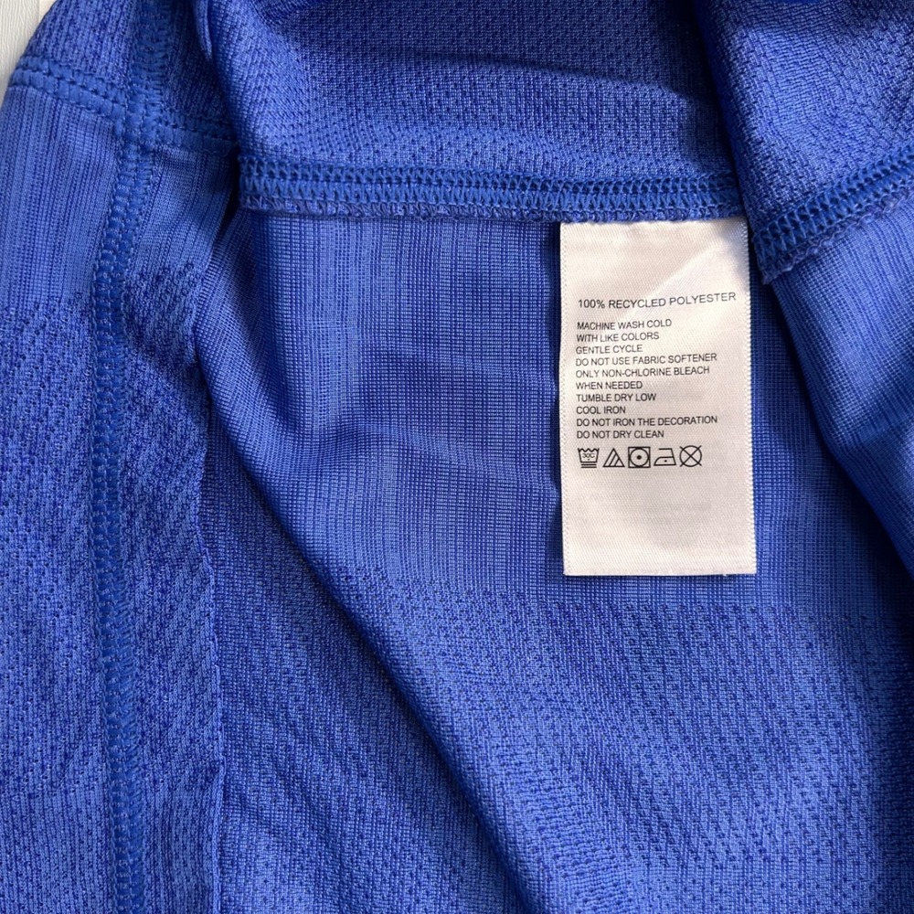 Tommy Bahama IslandZone 1/4 Zip Long Sleeve Pullover Mens M Blue Heathered Golf - Picture 9 of 14
